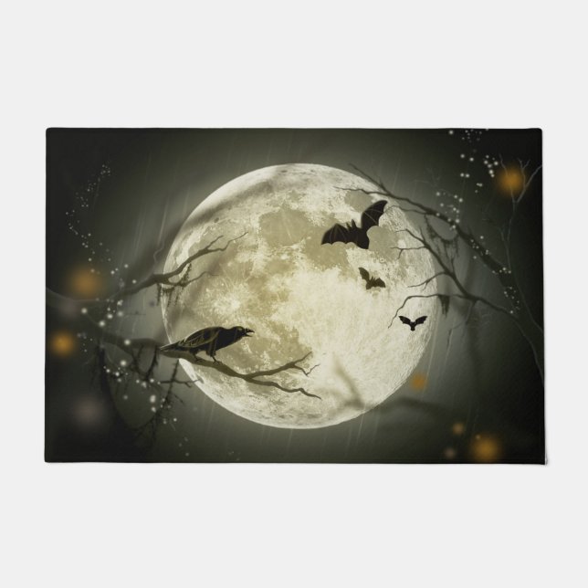 Türmatte Halloween Mond Herbststars (Vorderseite)