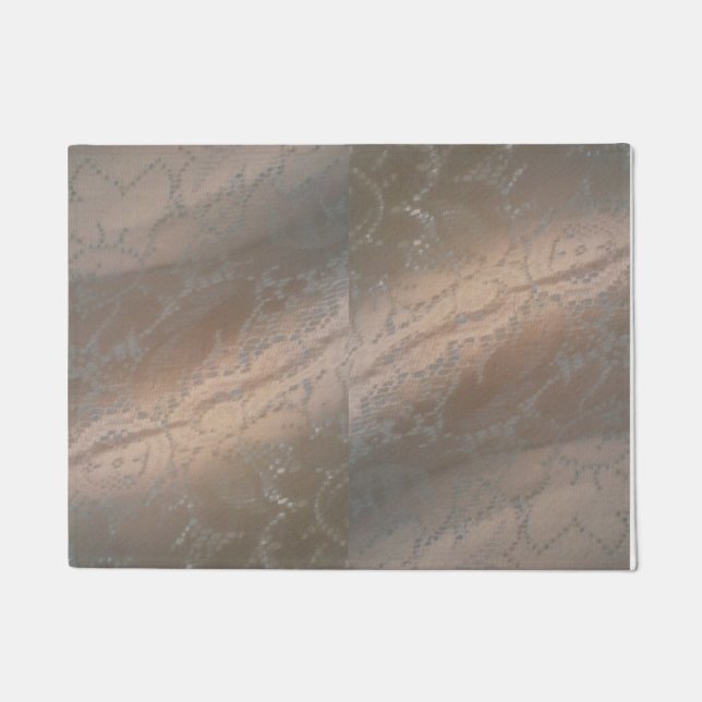 Türmatte mit beigefarbenem Swirl (Vorderseite)