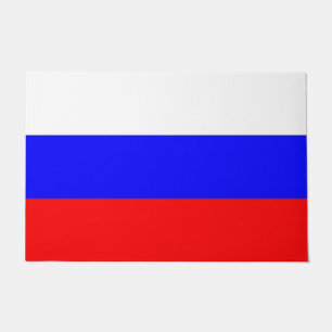 Türmatte mit der Flagge Russlands