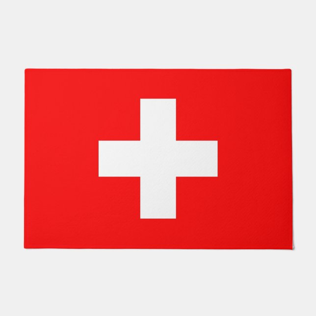 Türmatte mit Flagge der Schweiz (Vorderseite)