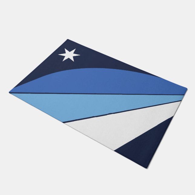 Türmatte mit Flagge von Kolumbien, SC (Schrägansicht)