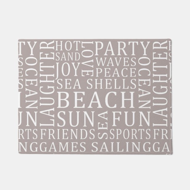 Türmatten für das Custom Color Beach House Fußmatte (Vorderseite)