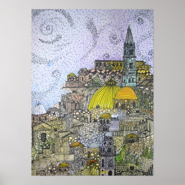 Türme und Domen Poster (Vorne)