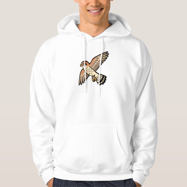 Turmfalke im Schwebeflug Hoodie (Vorderseite)
