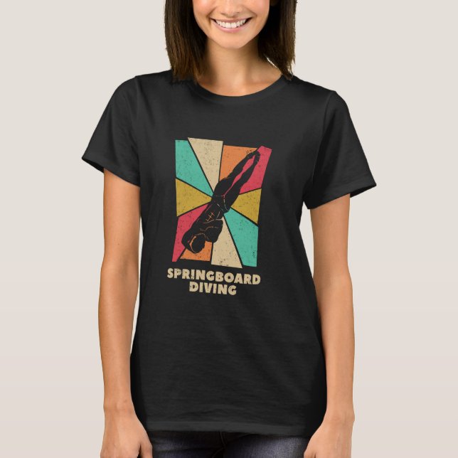 Turmspringer-Silhouette T-Shirt (Vorderseite)