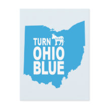 Turn Ohio Blue Postcard | Progressive Abstimmung S