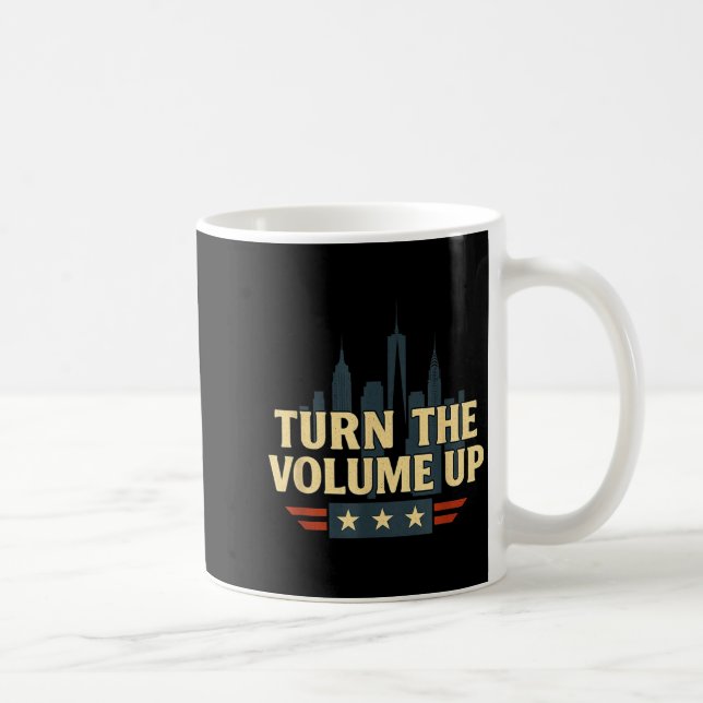 Turn The Volume Up  Kaffeetasse (Rechts)