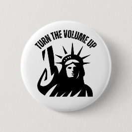 Turn The Volume Up New York Zohran Mamdani Button