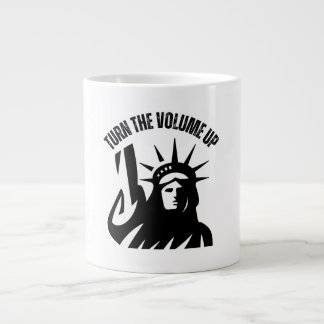 Turn The Volume Up New York Zohran Mamdani Jumbo-Tasse