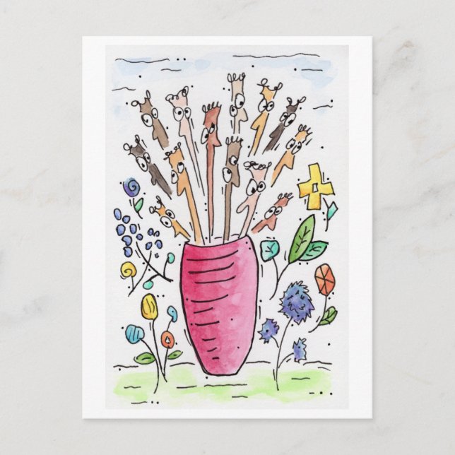 "Turnabout is Fair Play" Postkarte (Vorderseite)