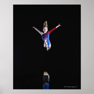 Turnast (9-10) springen auf Abblendlicht Poster