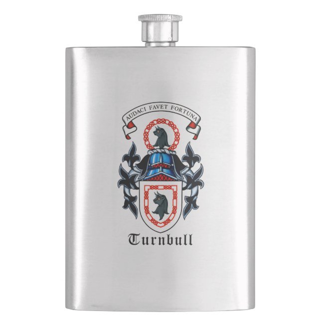 Turnbull-Arms-Flasche Flachmann (Vorderseite)