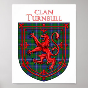 Turnbull Hunting Tartan Scottish Kariert Poster