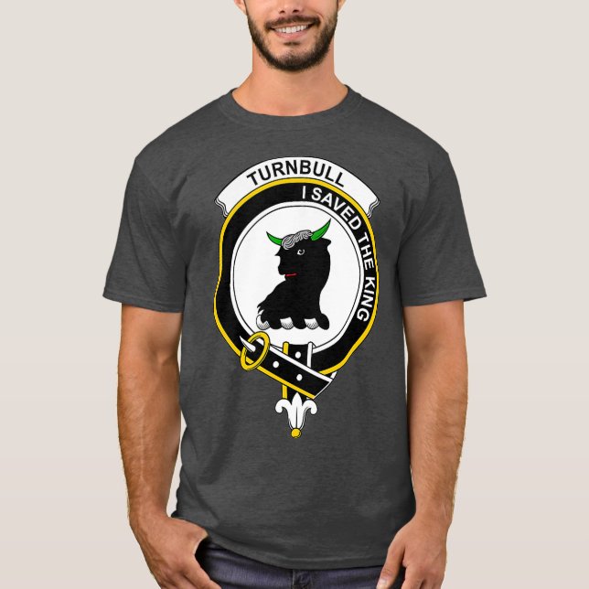 Turnbulle Coat of Arms Familienwappen T-Shirt (Vorderseite)