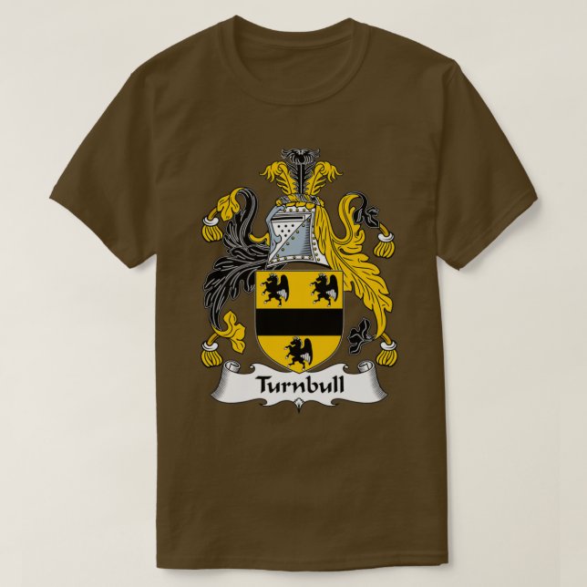 Turnbulle Coat of Arms Familienwappen T-Shirt (Design vorne)