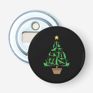 Turnen für Männer Weihnachtsbaum Flaschenöffner