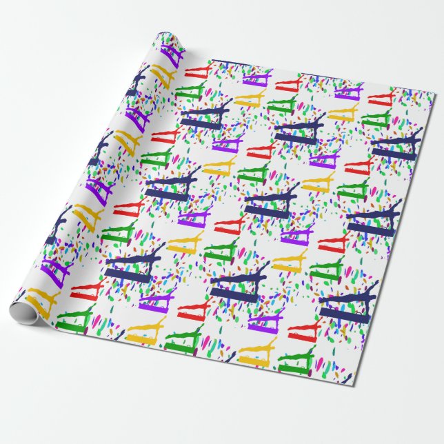 TURNEN GESCHENKPAPIER (Ungerollt)