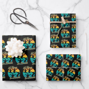 Turnen Mädchen - Alles ist möglich Geschenkpapier Set