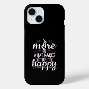 Turnen Mädchen - Motivierendes glückliches Zitat Case-Mate iPhone Hülle