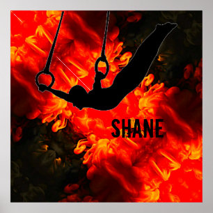 Turnen Männer - Lava Destructive Boys Custom Poster