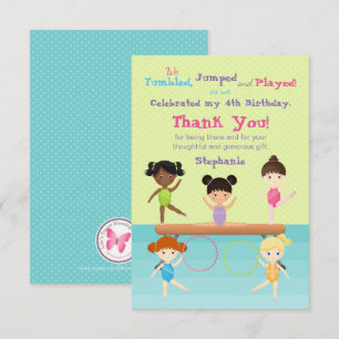 Turnen Party Einladung