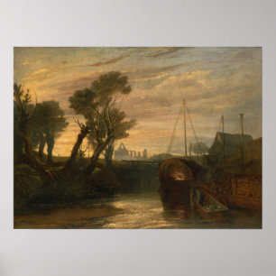 Turner - Abbey von Newark Poster