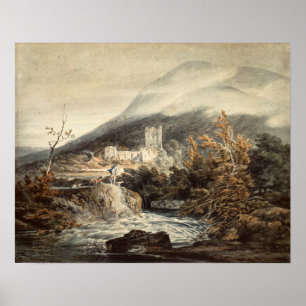 Turner - Abtei Llanthony, Monmouthshire Poster