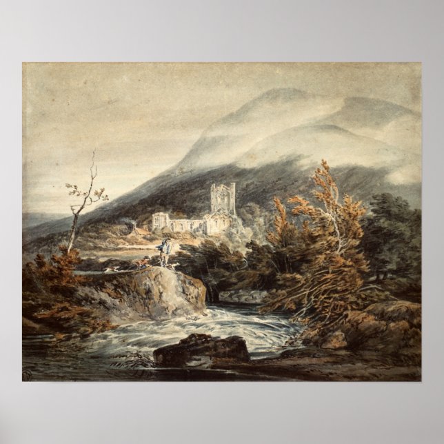 Turner - Abtei Llanthony, Monmouthshire Poster (Vorne)