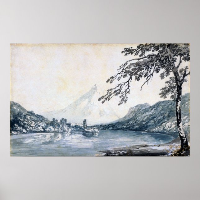 Turner - Auf der Strecke zwischen Unterseen und Br Poster (Vorne)