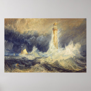 Turner - Bell Rock Leuchtturm Poster