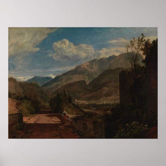 Turner - Château De St. Michael Bonneville Savoy Poster (Vorne)