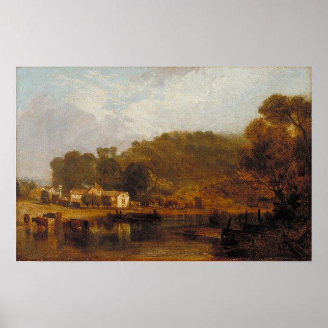 Turner - Cliveden on Thames Poster (Vorne)