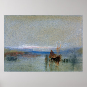 Turner - Die Fischerboote werden von Le Havre abge Poster