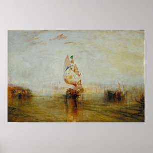 Turner - Die Sonne von Venedig geht ans Meer Poster