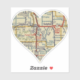 Turner Falls Oklahoma Aufkleber