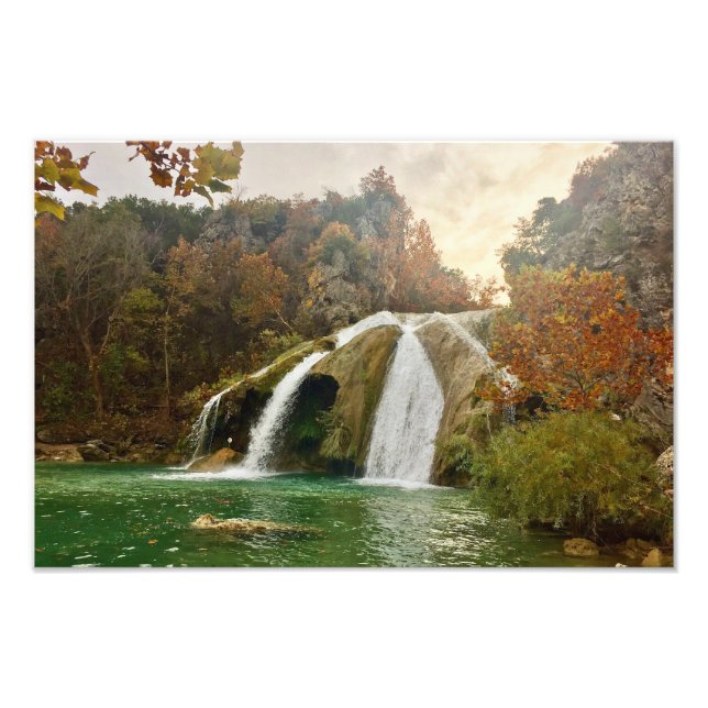 Turner Falls Oklahoma Wasserfall Fotodruck (Vorne)