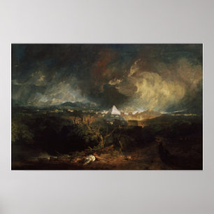 Turner - Fünfte Seuche in Ägypten Poster