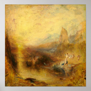 Turner - Glaucus und Scylla Poster