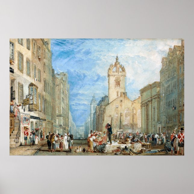 Turner - High Street Edinburgh Poster (Vorne)