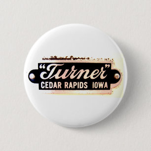 Turner-Knopf (weiß) Button