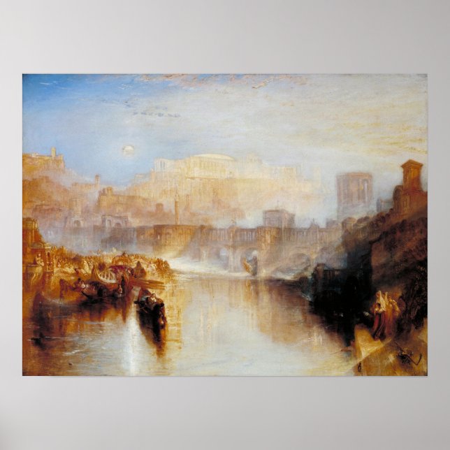 Turner - Landung in der Landwirtschaft mit Asche Poster (Vorne)