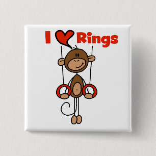 Turner liebt Ringe T-Shirts und Geschenke Button