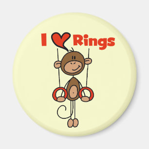 Turner liebt Ringe T-Shirts und Geschenke Magnet