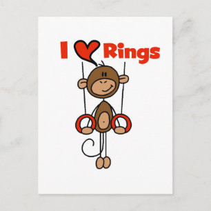 Turner liebt Ringe T-Shirts und Geschenke Postkarte