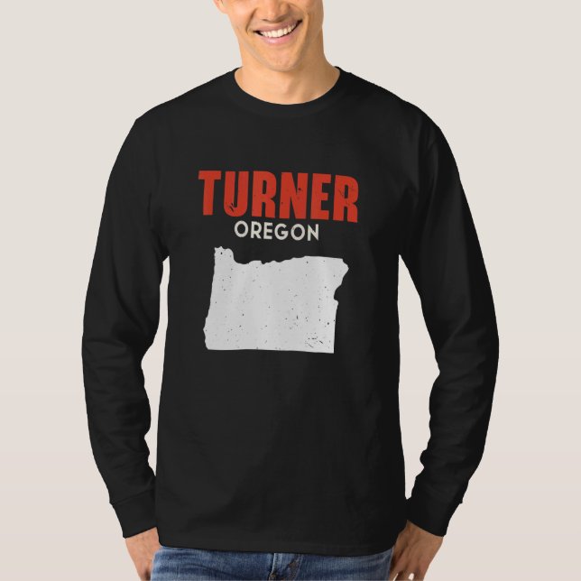 Turner Oregon USA State America Travel Oregonian T-Shirt (Vorderseite)
