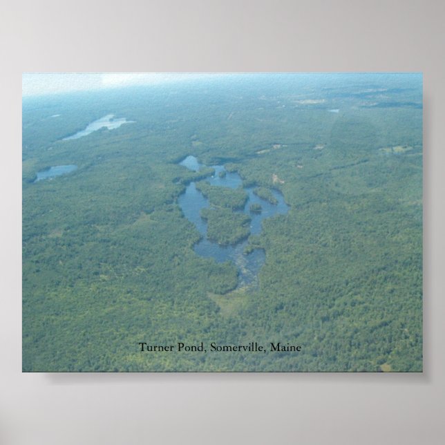 Turner Pond, Somerville Maine Poster (Vorne)
