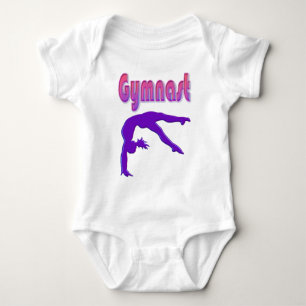 Turner Power Tumbling Metallic Lila Baby Strampler