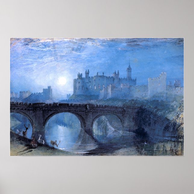 Turner - Schloss Alnwick Poster (Vorne)