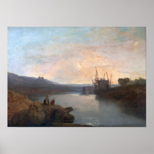 Turner - Schloss Harlech Von Twgwyn Ferry Summer Poster