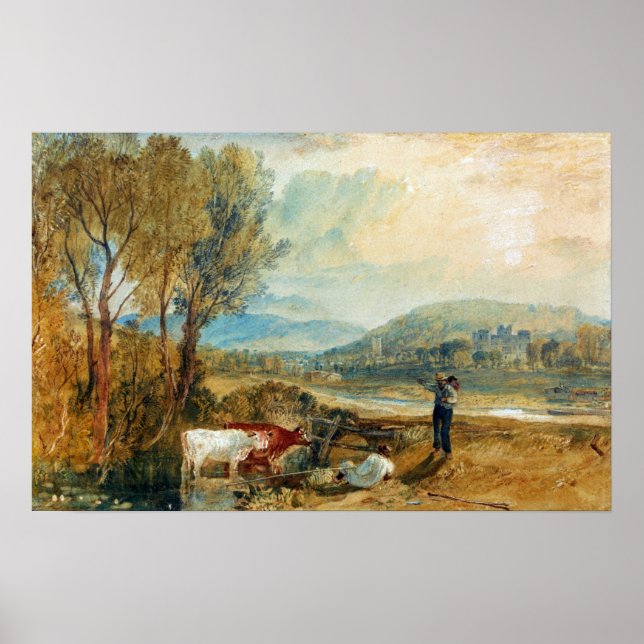 Turner - Schloss Lulworth Dorset Poster (Vorne)